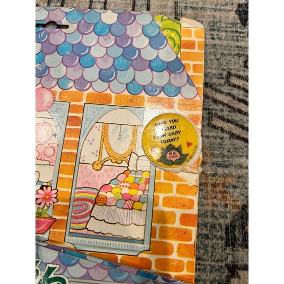 VTG Cabbage Patch Kids This Is My House Puffy Sticker Activity Book‎ EUC 1980s - Picture 4 of 12